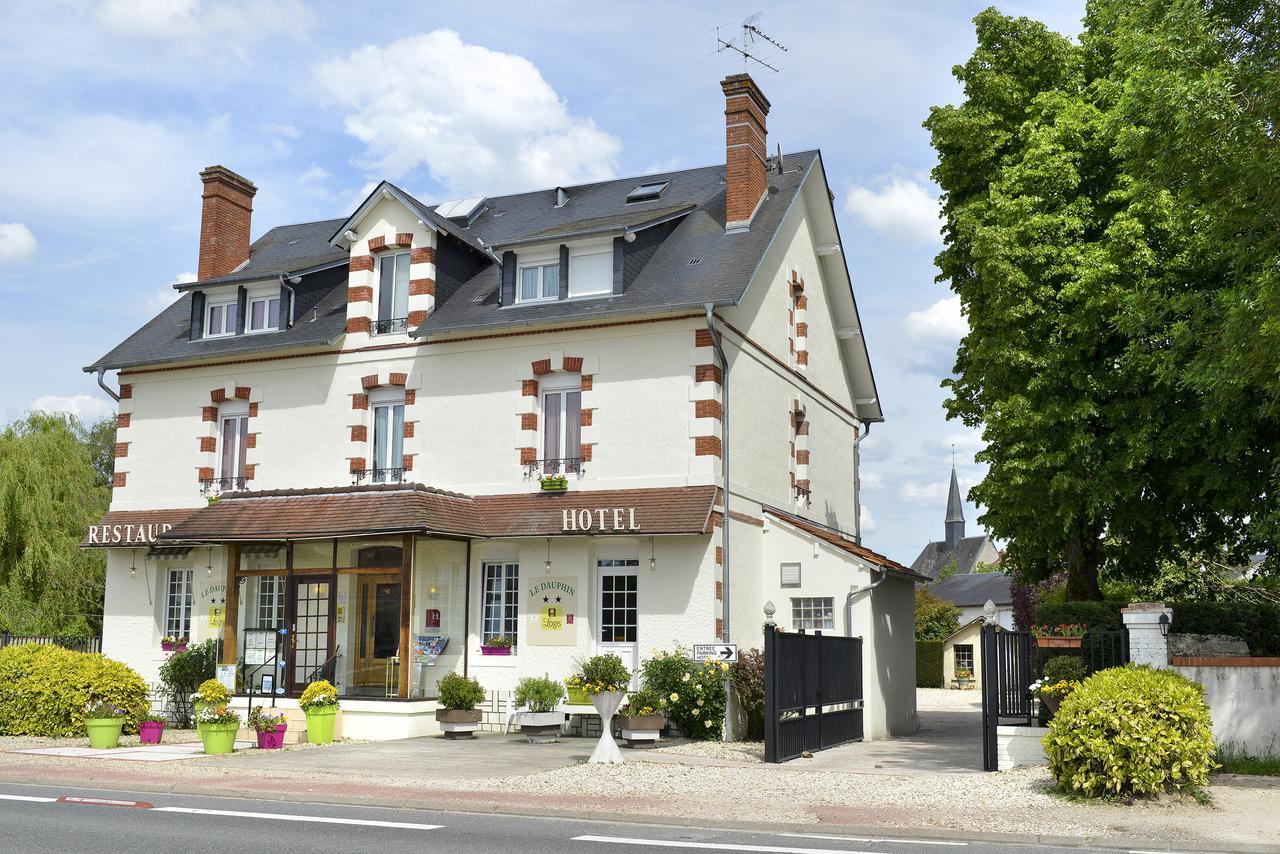 Logis Hotels Restaurant Le Dauphin Салбри Екстериор снимка